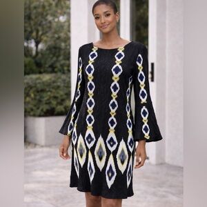 Alfani Printed Crinkle Dress.
